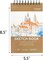 2-Pack 5.5x8.5” Spiral Sketchbooks – 100 Sheets, 68lb/100gsm Drawing Paper